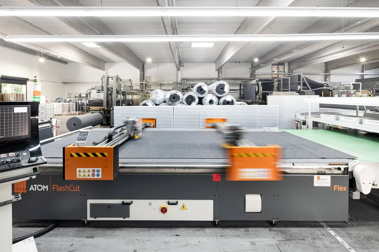 Teppichboden-Produktion von OBJECT CARPET im Haus, Krefeld